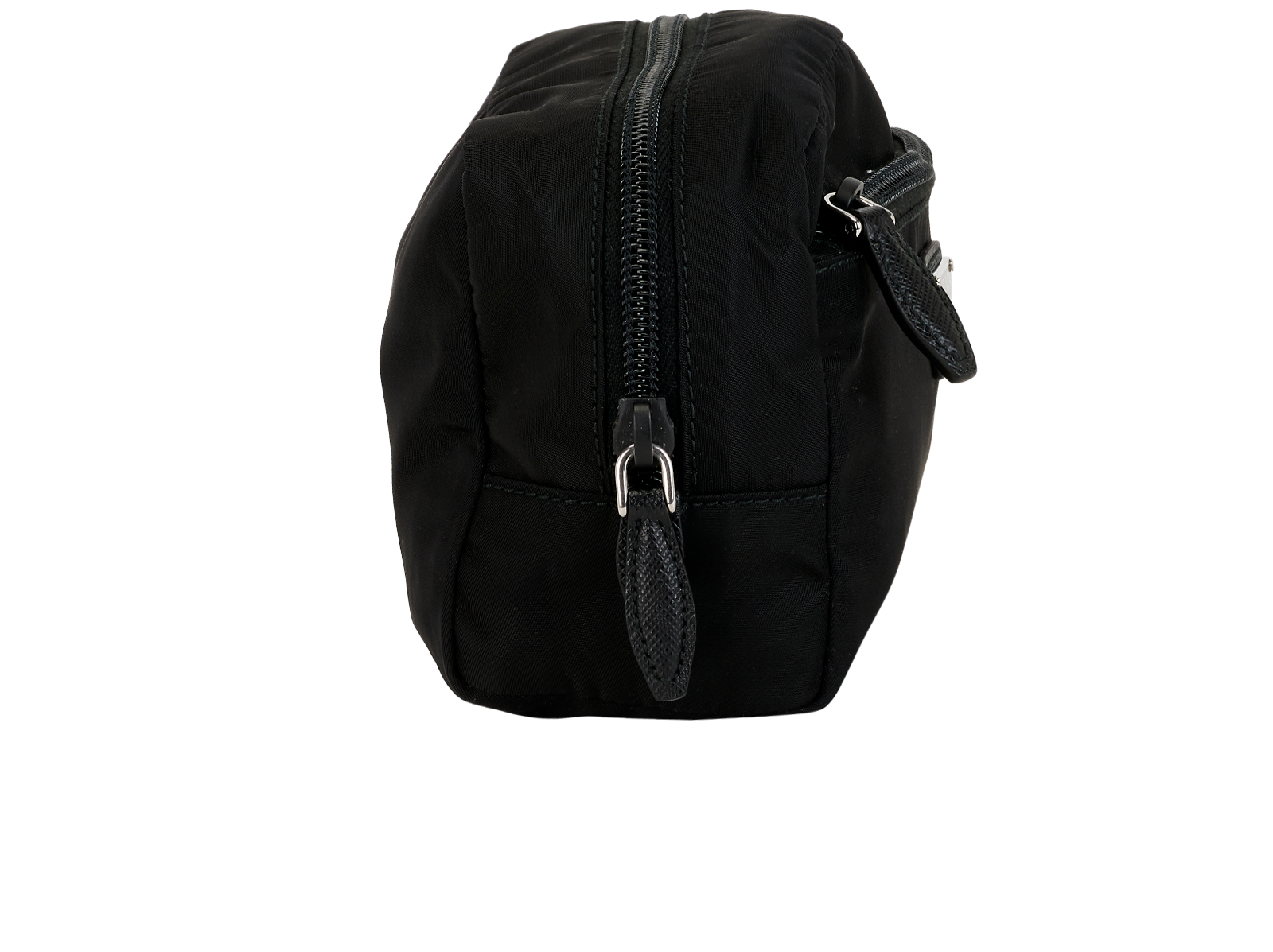 Prada Wristlet Pouch, &pound;320, Accessories, Black, Nylon, Side view